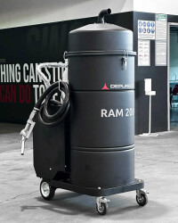 RAM OIL 200 MP : aspirateur huile et copeaux pour centres d'usinage, 200 L, pompe et buse 360° Aspirateurs huile et copeaux