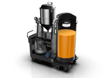 RAM OIL 250 : aspirateur huile et copeaux triphasé, turbine industrielle, 250 L, pompe intégrée Aspirateurs huile et copeaux