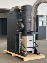 DF FIX : dépoussiéreur industriel fixe 5,5 à 7,5 kW, jusqu'à 3 900 m³/h, décolmatage automatique Aspirateurs triphasés