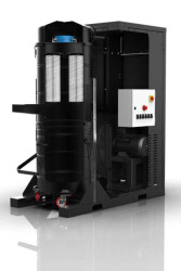 DF FIX : dépoussiéreur industriel fixe 5,5 à 7,5 kW, jusqu'à 3 900 m³/h, décolmatage automatique Aspirateurs triphasés