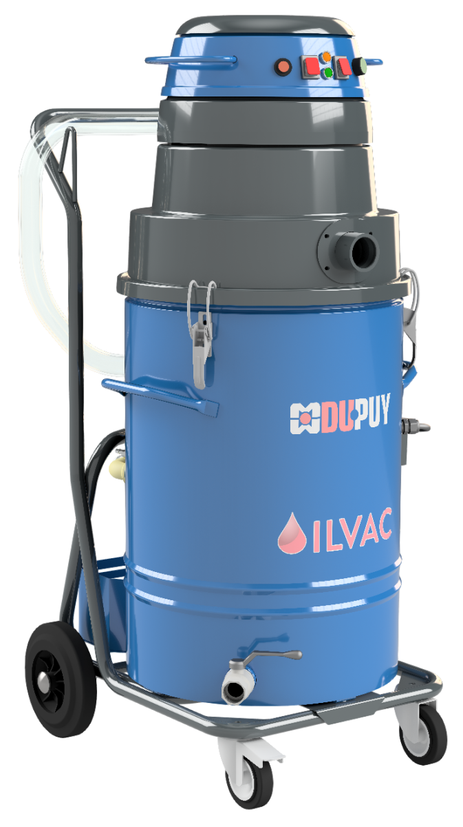 OILVAC 100: Aspirateur industriel compact pour l'huile et copeaux Nos buses