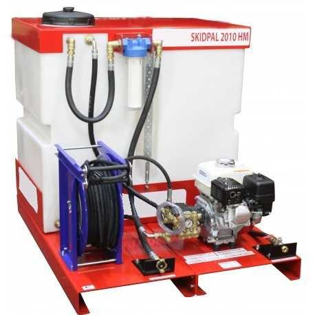 SKID PAL ACIER - CUVE 500 L Nettoyeur Haute Pression sur Skid de 100 à 1000 bars