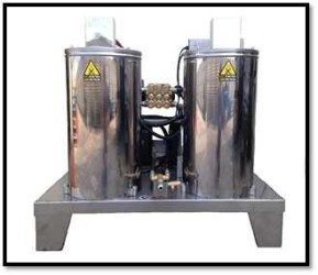 TWIN 180/41 | Nettoyeur haute pression eau chaude industriel – 180 bars et 41 L/min Eau chaude